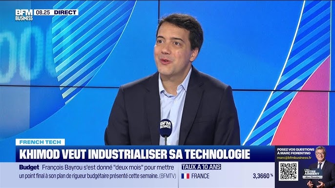 Photo BFM interview Nicolas Serrie Khimod president